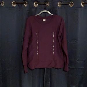 Nursing sweatshirt purple XL